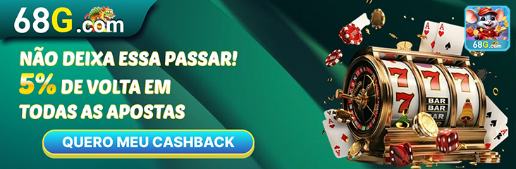 Cashback e bônus no 68g.com